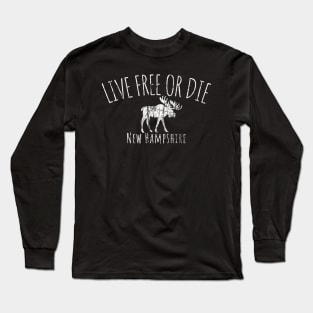 Live Free Or Die New Hampshire Long Sleeve T-Shirt